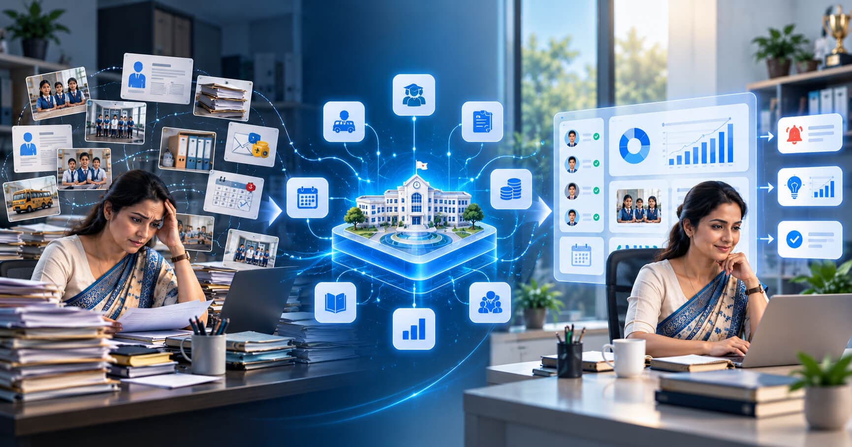 AI-powered school operating system helping administrators manage connected school operations